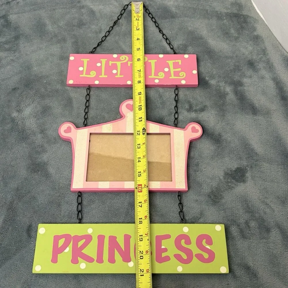 LITTLE PRINCESS Picture Frame Wall Hanging 4x6